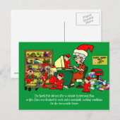 北極退職葉書 ポストカード (正面/裏面)