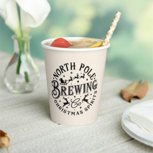 北極醸造クリスマススピリッツのコーヒー紙 紙コップ