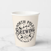 北極醸造クリスマススピリッツのコーヒー紙 紙コップ (正面)
