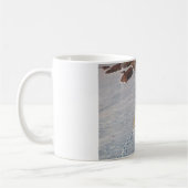 北極雪の北極熊の家族 コーヒーマグカップ (左)