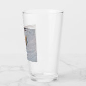 北極雪の北極熊の家族 タンブラーグラス (左)