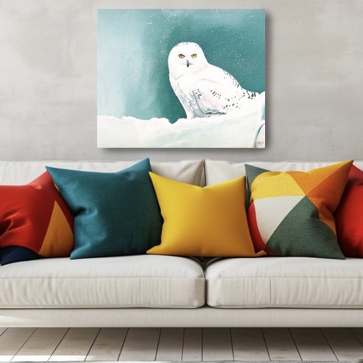 北極雪フクロウ ポスター