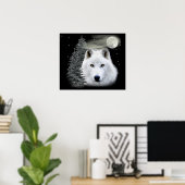 北極雪狼 ポスター (ホームオフィス)