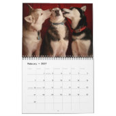 北極青いシベリア人2015のカレンダー カレンダー (2月 2027)