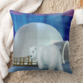 北極風 クッション (ブランケット)