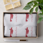 北極飛行機クリスマスティッシュペーパー 薄葉紙 (ギフト)