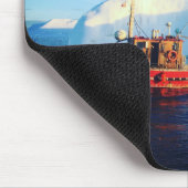 北極魚釣りのmousepad マウスパッド (コーナー)