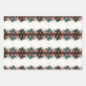 北極&くるみクラッカーセットラッピング紙 ラッピングペーパーシート (正面)