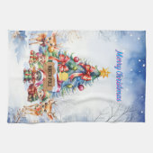 北極 キッチンタオル (横)