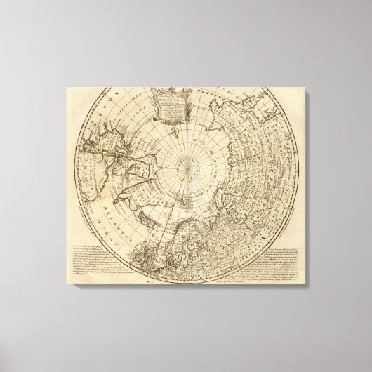 北極 キャンバスプリント (正面)