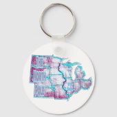 北極 キーホルダー (正面)