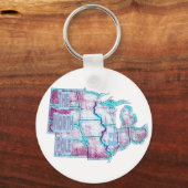 北極 キーホルダー (正面)