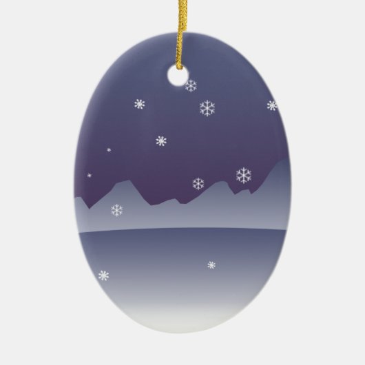 北極 セラミックオーナメント (正面)