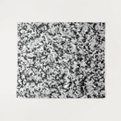 北極 ホワイト グレー ブラック カモ カモフラージュ パターン タペストリー (正面(横))