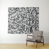 北極 ホワイト グレー ブラック カモ カモフラージュ パターン タペストリー (インサイチュ(横))