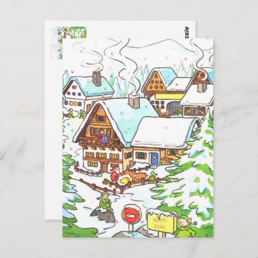 北極 ポストカード (正面/裏面)