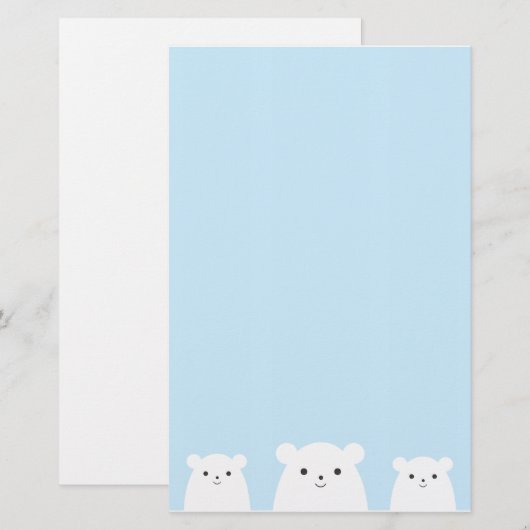 北極 便箋 (正面/裏面)