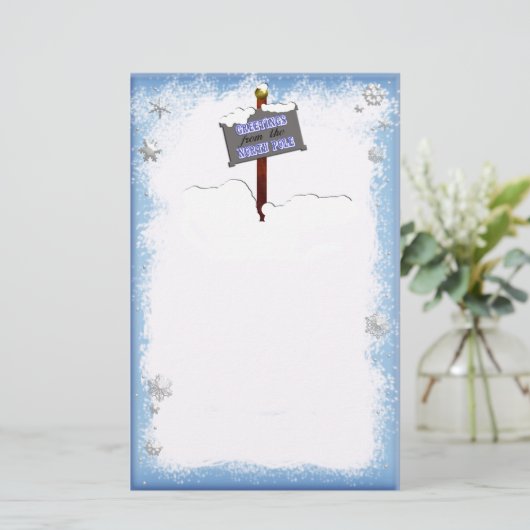 北極 便箋 (スタンド正面)