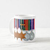 北極、太平洋とビルマのクラスプスターグループMug コーヒーマグカップ (正面左)