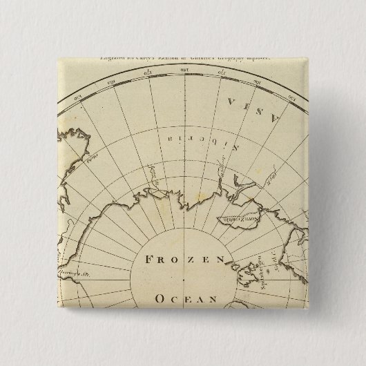 北極 缶バッジ (正面)