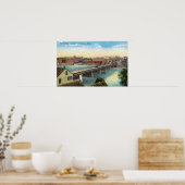 北橋の眺め ポスター (キッチン)