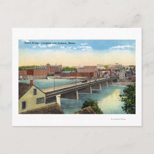 北橋の眺め ポストカード (正面)