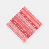 北欧おもしろいの醜いクリスマスセーターパーティー スタンダードランチョンナプキン (角)