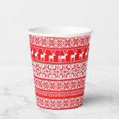 北欧おもしろいの醜いクリスマスセーターパーティー 紙コップ (右)
