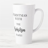 北欧おもしろいミニマルの聖降誕祭 カフェラテマグ (右)