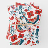 北欧お洒落のクリスマス ラッピングペーパーシート (インサイチュ)