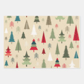 北欧お洒落クリスマスオーナメント ラッピングペーパーシート (正面2)