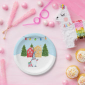 北欧お洒落クリスマス格言 ペーパープレート (パーティー)