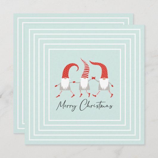 北欧お洒落格言メリークリスマスカード (正面/裏面)