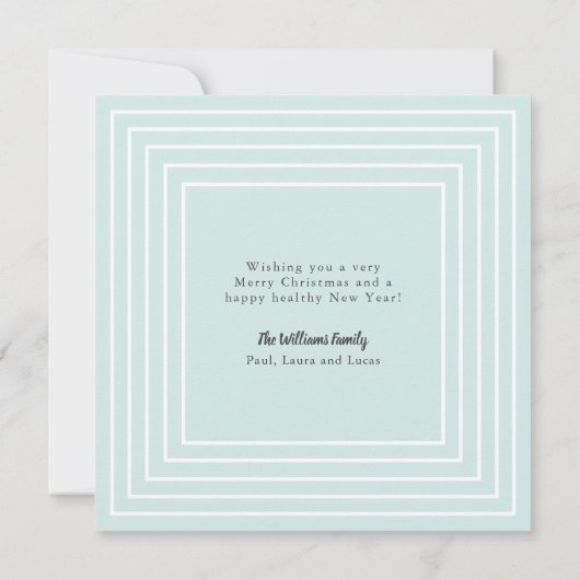 北欧お洒落格言メリークリスマスカード (裏面)