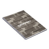 北欧のインスパイアノート。編集可能な名前 ノートブック (右側)