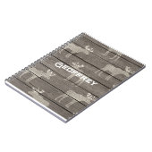 北欧のインスパイアノート。編集可能な名前 ノートブック (左側)