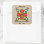 北欧のウィッチクラフト蔵書票 スクエアシール (バッグ)