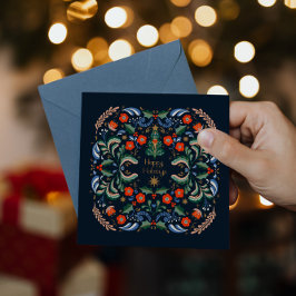 北欧のクリスマスの挨拶 カード