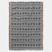 北欧のクリスマス装飾品 スローブランケット (正面縦)