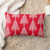 北欧のクリスマス装飾 ランバークッション (ブランケット)