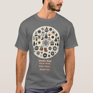 北欧のクリスマス:居心地の良いギアとシンプル喜び Tシャツ