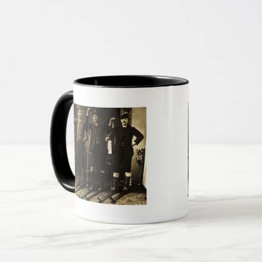 北欧のスキークラブ マグカップ (正面左)