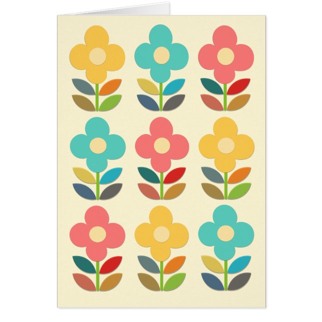 北欧のスタイルの茎および花柄 (正面)