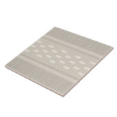 北欧のボホー線のドット・トープ タイル (側面)