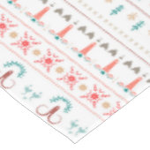 北欧のライトウィンターパターン テーブルクロス (アングル)