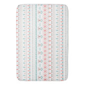 北欧のライトウィンターパターン バスマット (正面縦)