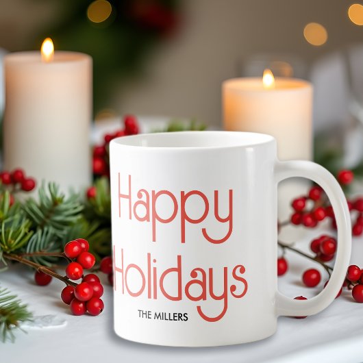 北欧の冬の風景クリスマスの休日 コーヒーマグカップ