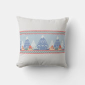 北欧の冬山 クッション (正面)