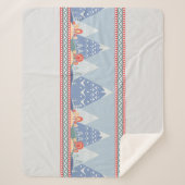 北欧の冬山 シェルパブランケット (正面)