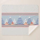 北欧の冬山 シェルパブランケット (正面(横))